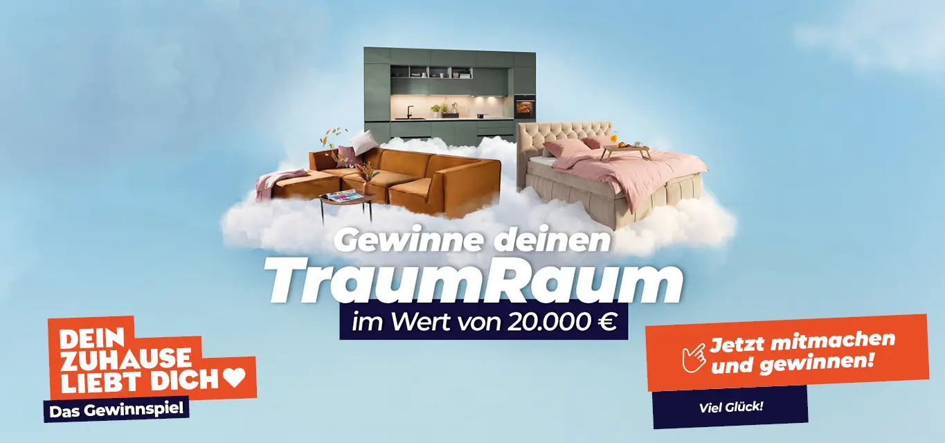 Gewinne deinen TraumRaum im Wert von 20.000 € - Jetzt mitmachen und gewinnen!
